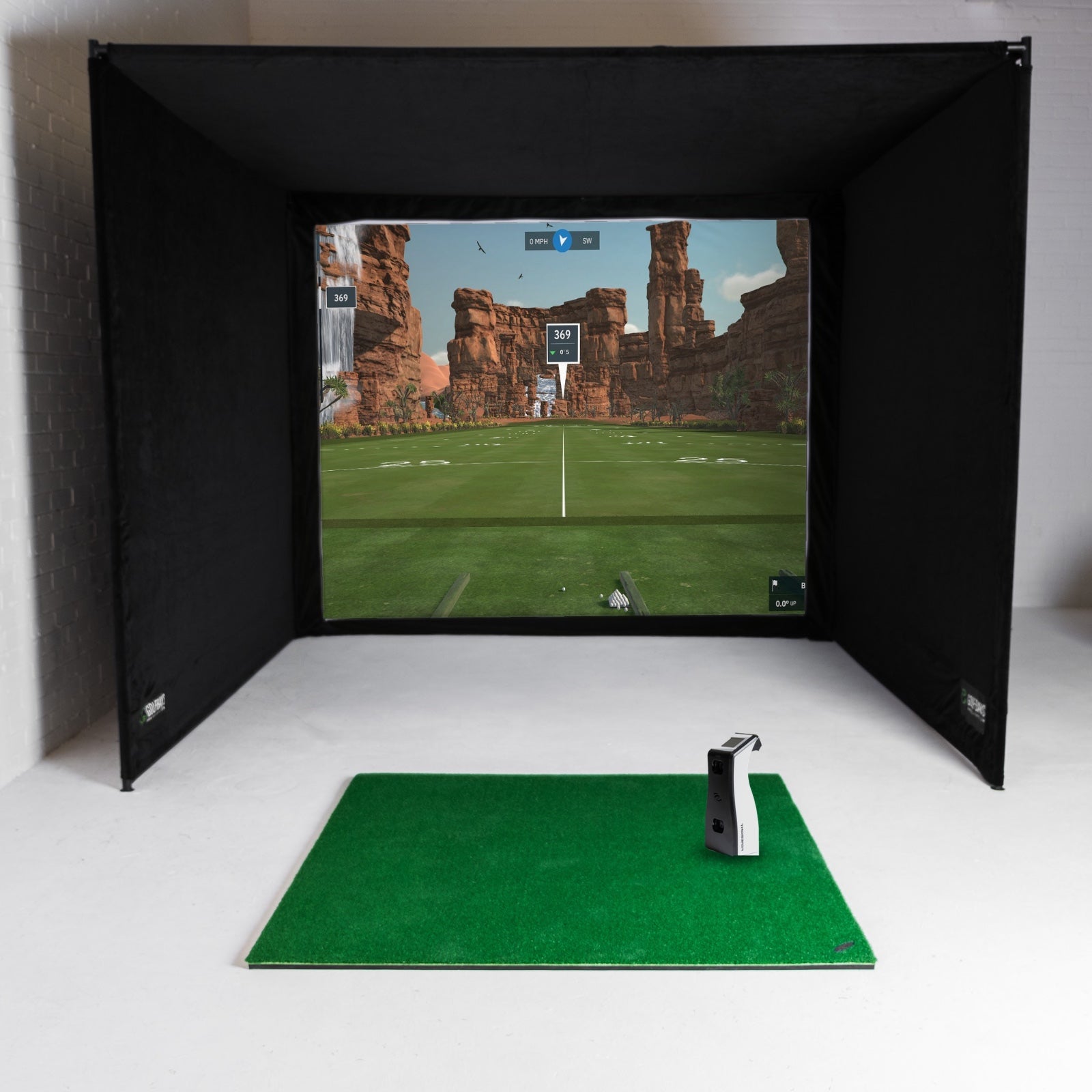Foresight GC2 SimBox Home Golf Simulator Full Package